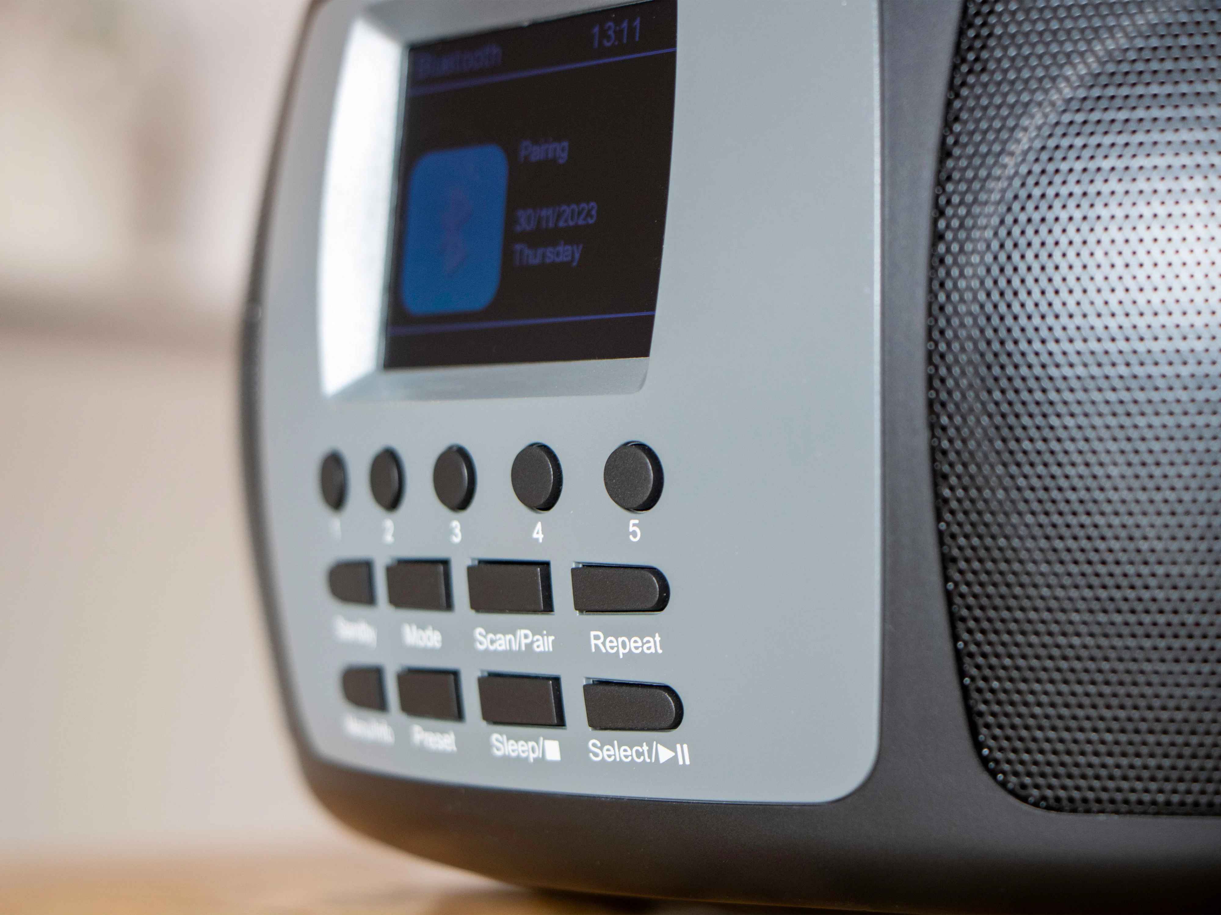 Lenco SCD-860BK - Radio portable DAB+/FM avec Bluetooth®, lecteur CD et grand écran couleur LCD - Noir - Image 8