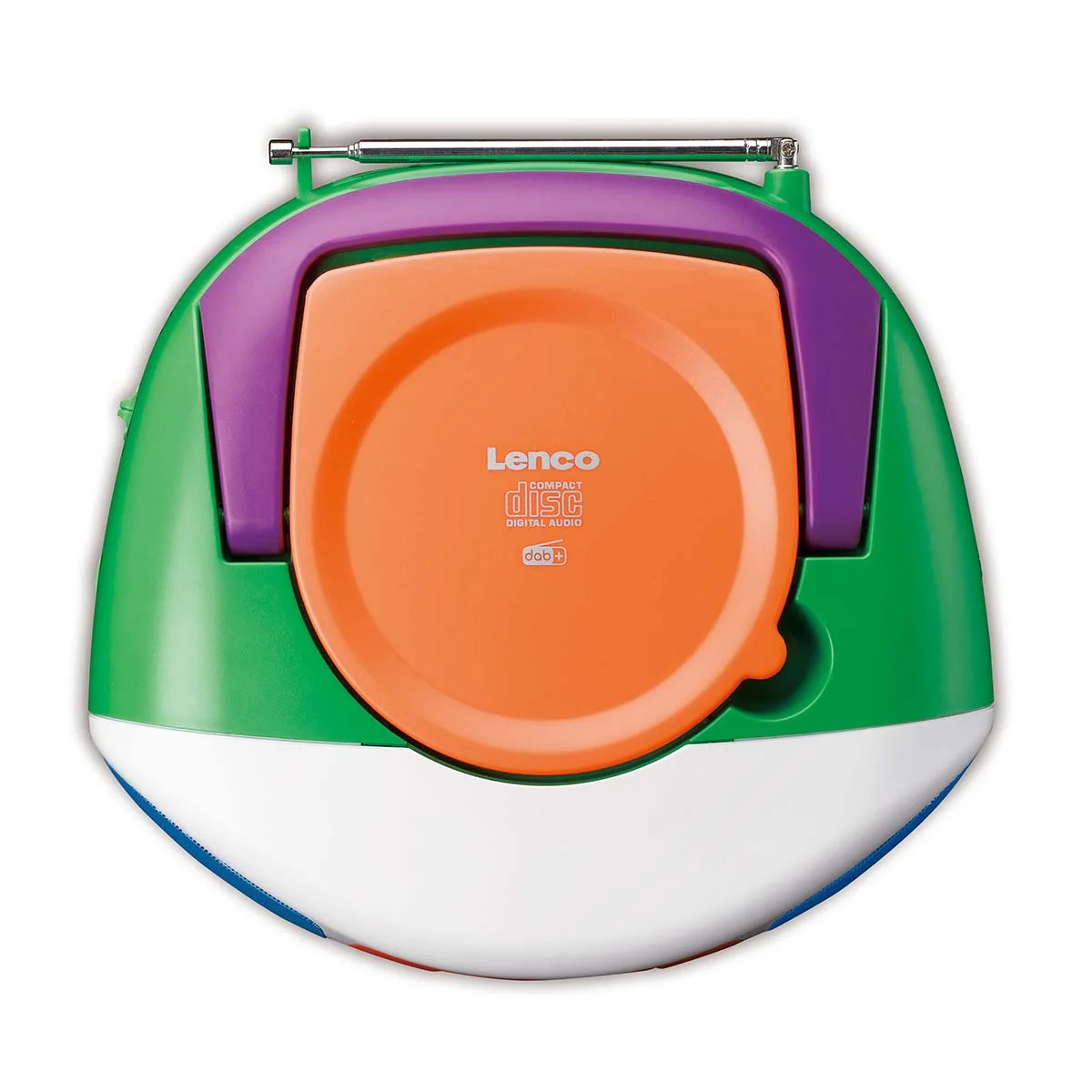 LENCO SCD-861KIDS - Radio portable DAB+/FM avec Bluetooth®, lecteur CD et grand écran LCD couleur - Couleurs gaies pour les enfants - Image 8