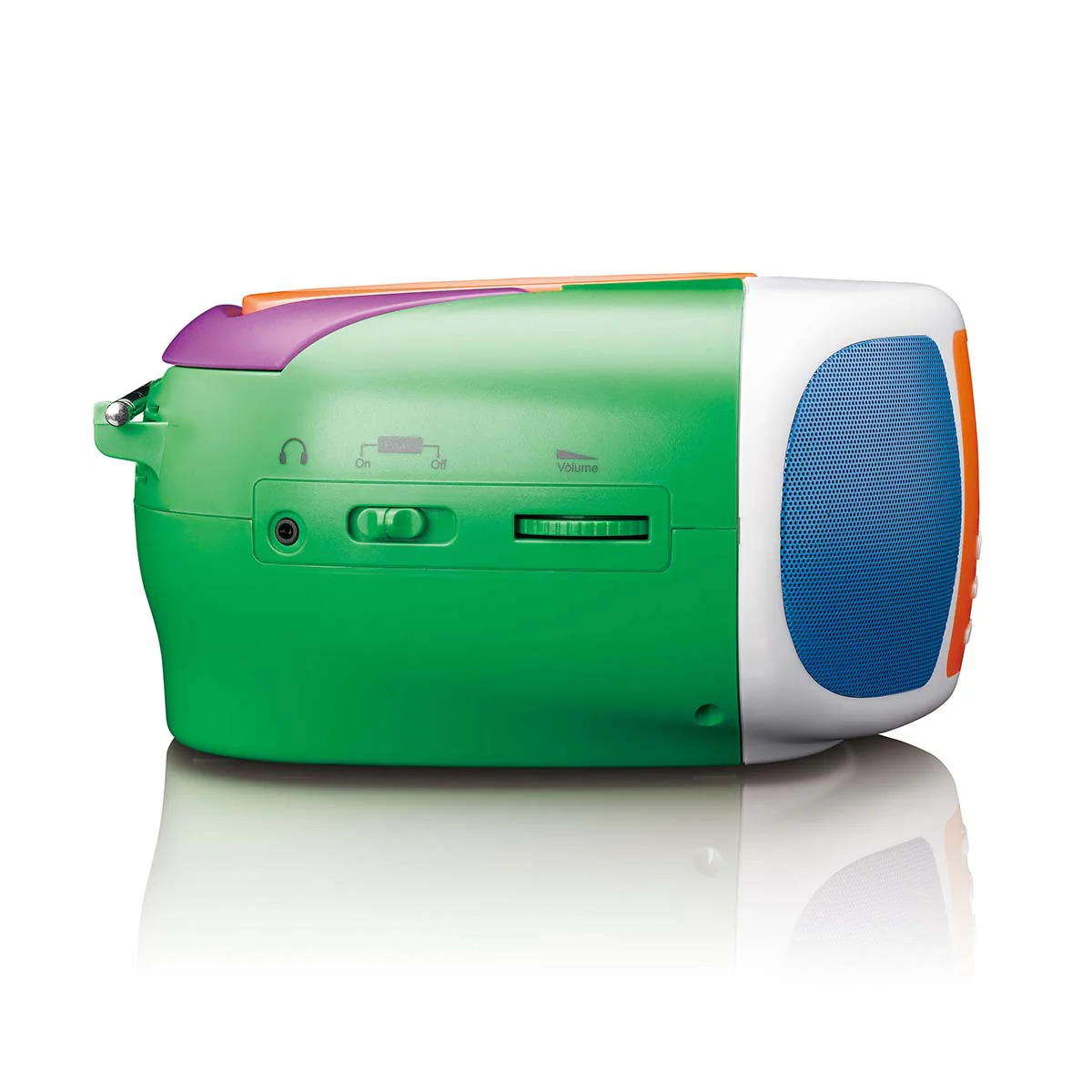 LENCO SCD-861KIDS - Radio portable DAB+/FM avec Bluetooth®, lecteur CD et grand écran LCD couleur - Couleurs gaies pour les enfants - Image 9