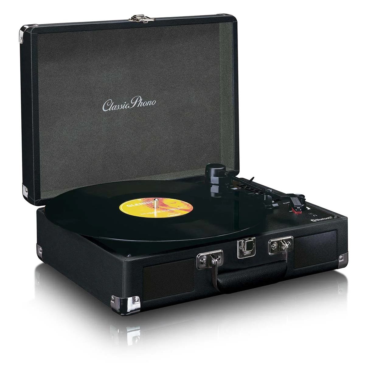 Classic Phono TT-115BK - Platine vinyle Bluetooth® avec enceintes intégrées - Noir - Image 5
