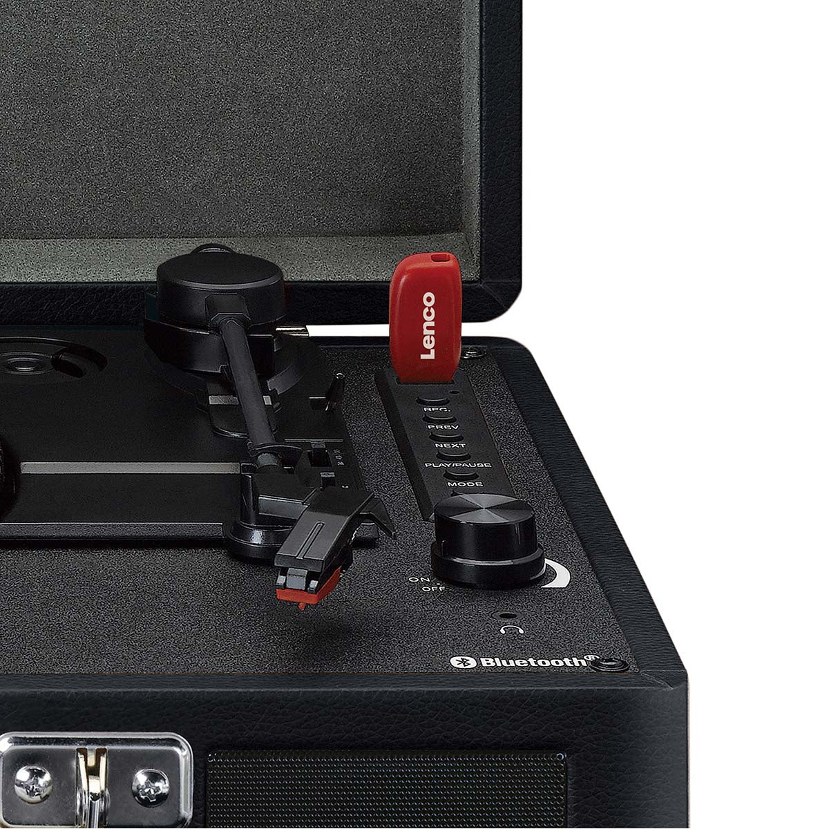 Classic Phono TT-115BK - Platine vinyle Bluetooth® avec enceintes intégrées - Noir - Image 7