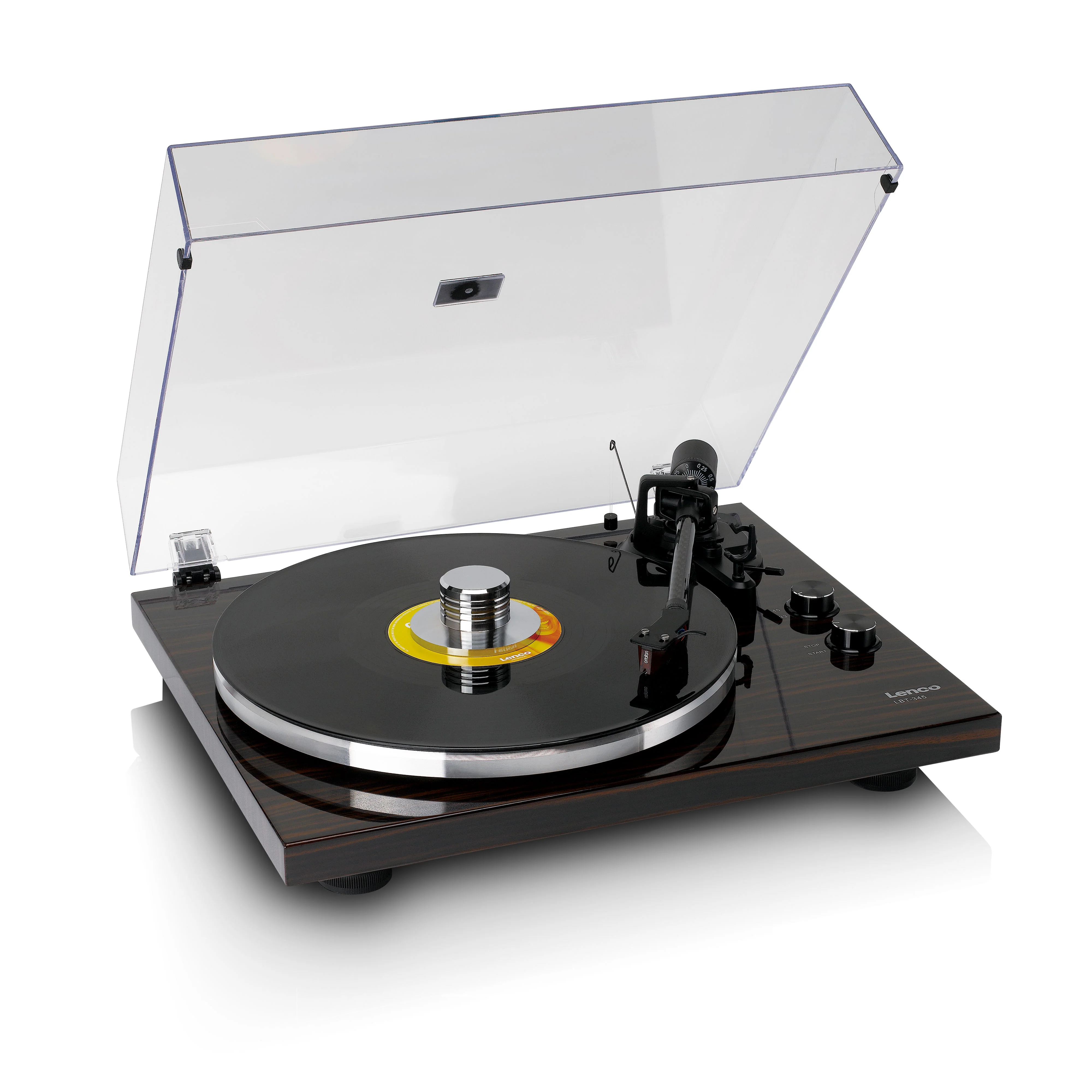 Lenco TTA-076SI - Stabilisateur de vinyle chromé - Poids de pression pour platine vinyle - Argent - Image 5