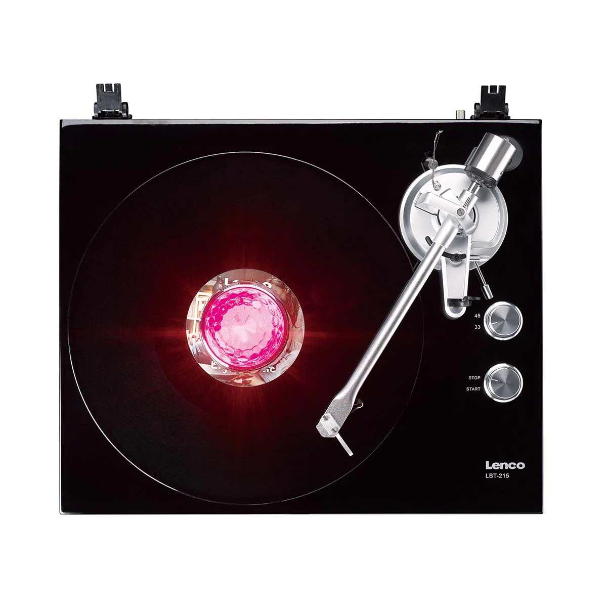 Lenco TTA-080SI - Stabilisateur vinyle avec effets lumineux RGB - Poids de pression pour platine vinyle de 250 g et boule disco en un – Argent - Image 13