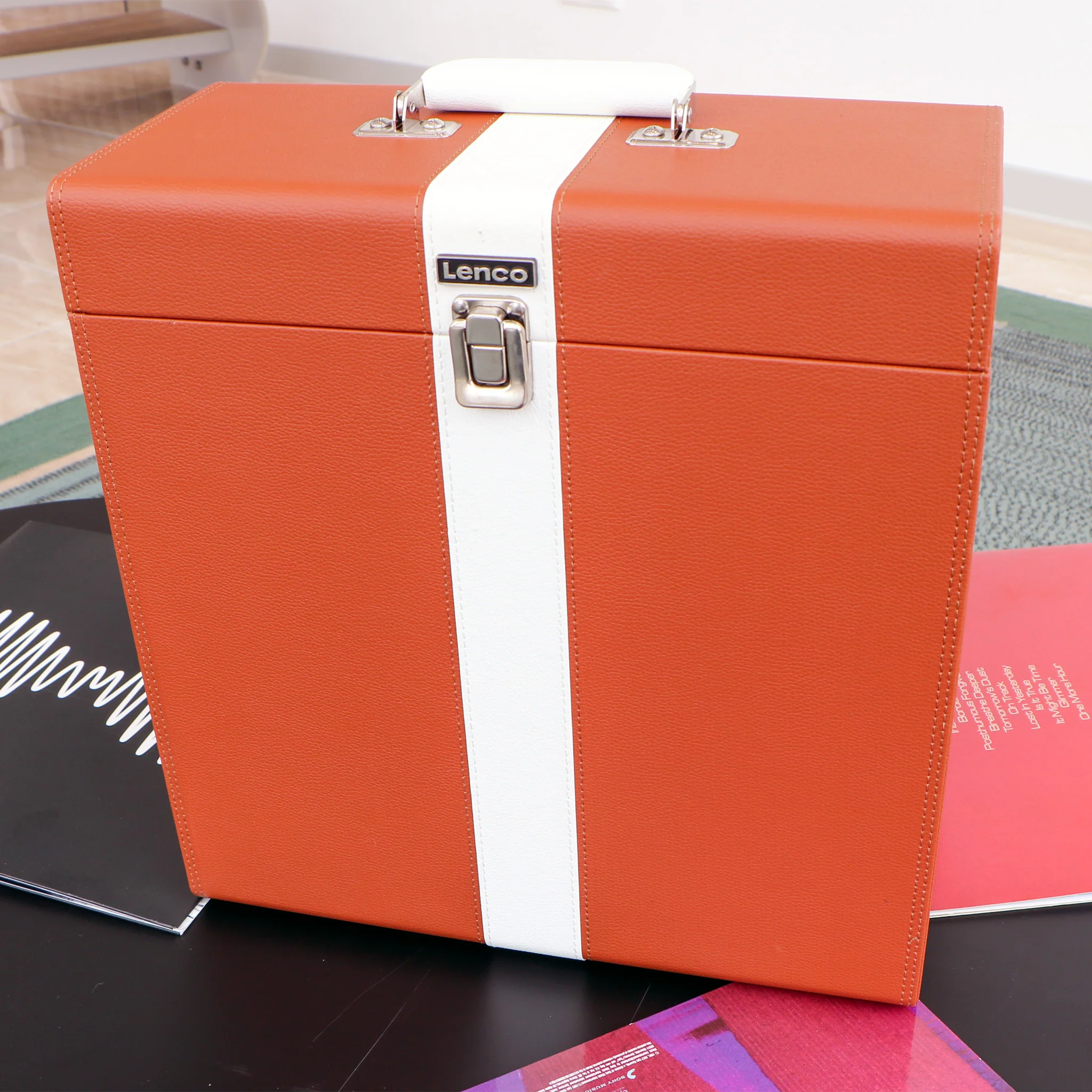 Lenco TTA-301BNWH - Valise de rangement pour max. 30 vinyles - Image 13