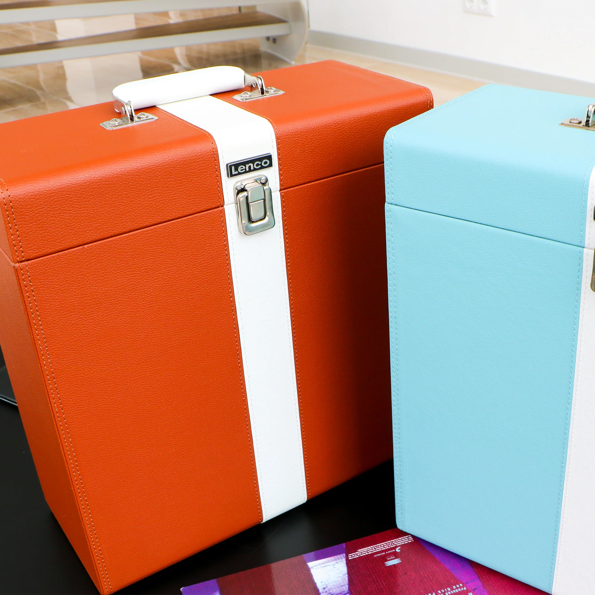 Lenco TTA-301BNWH - Valise de rangement pour max. 30 vinyles - Image 14