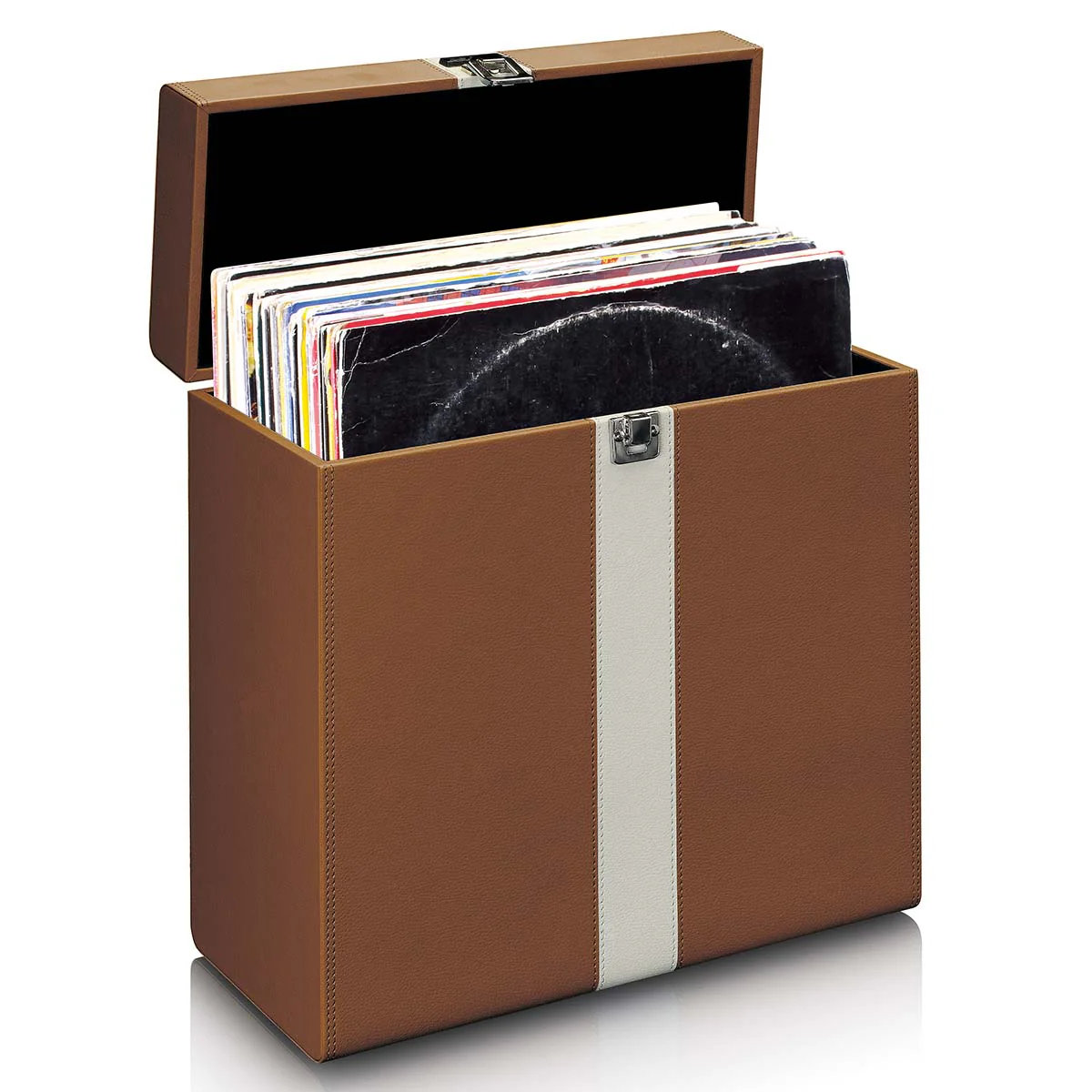 Lenco TTA-301BNWH - Valise de rangement pour max. 30 vinyles - Image 7