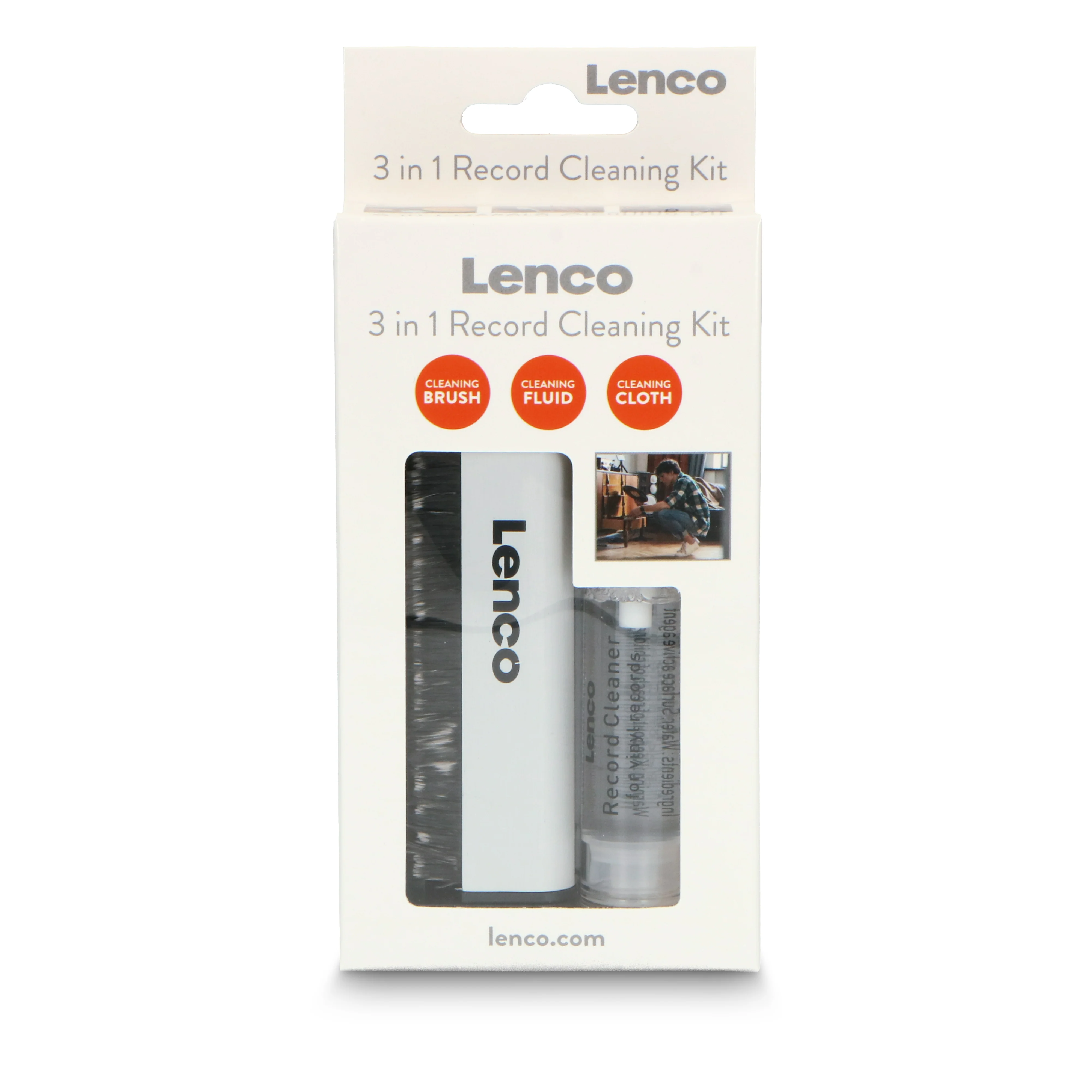 Lenco TTA-3IN1 - Brosse de nett. pour disques en fibre de carbon - Image 8