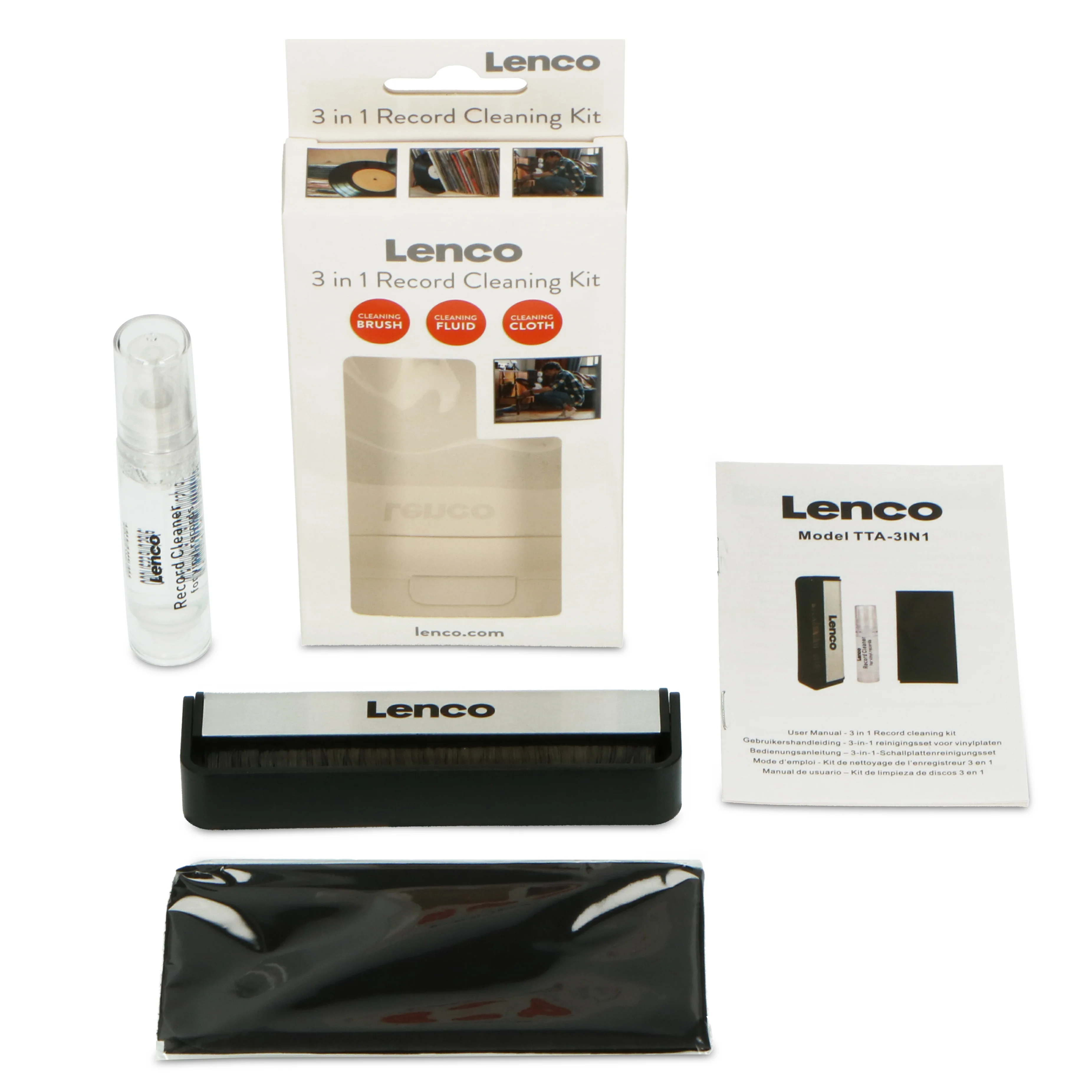 Lenco TTA-3IN1 - Brosse de nett. pour disques en fibre de carbon - Image 9