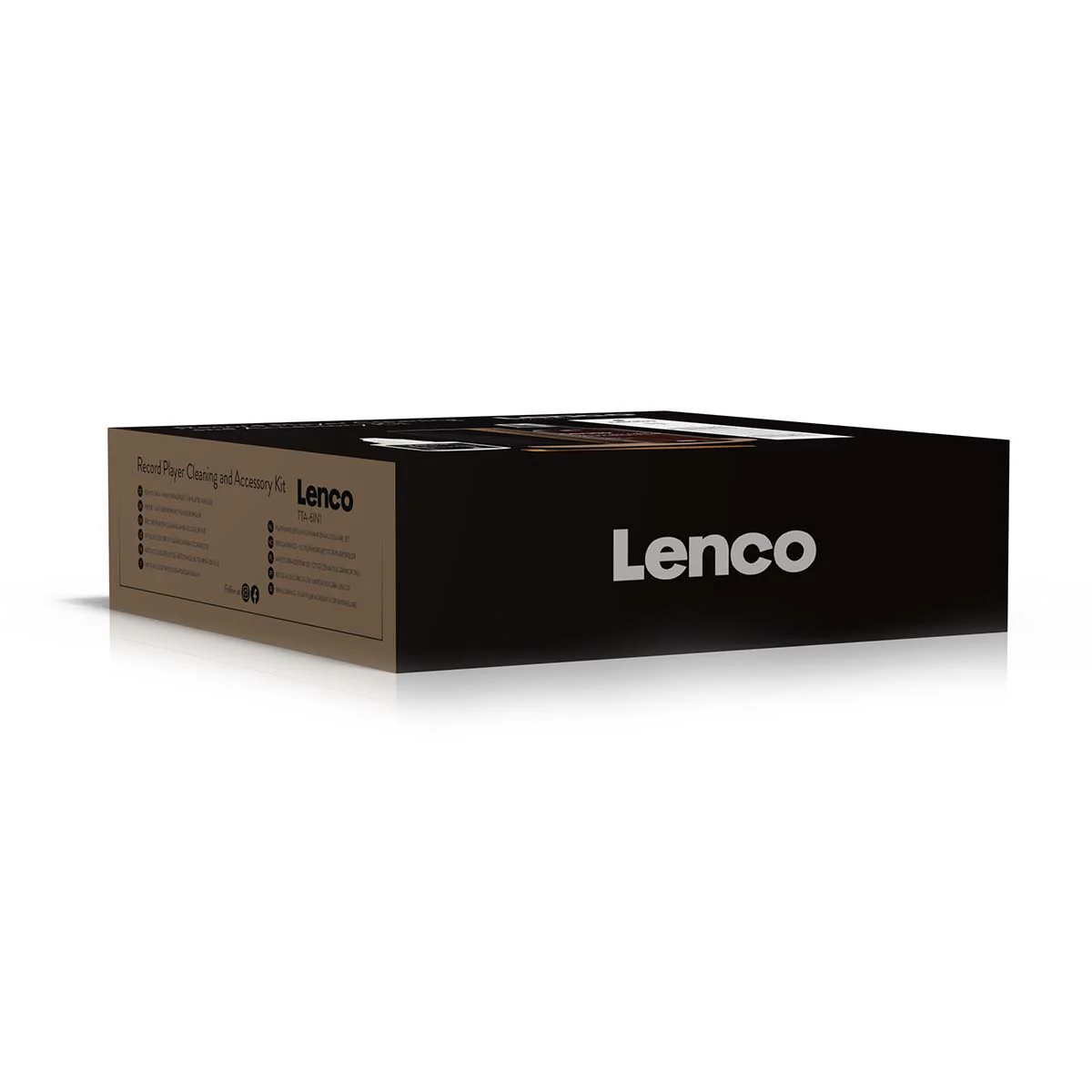 LENCO TTA-6IN1 - Set d'accessoires 6-en-1 pour platine vinyle et kit de luxe pour nettoyer les disques vinyles - Bois haut de gamme - Image 11