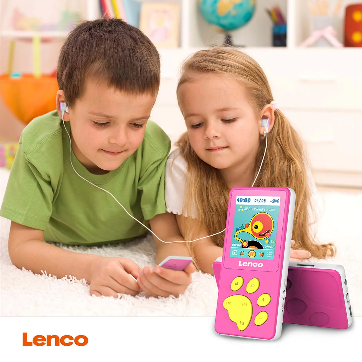 Lenco Xemio-560PK - Lecteur MP3/MP4 mémoire 8Go - Rose - Image 10