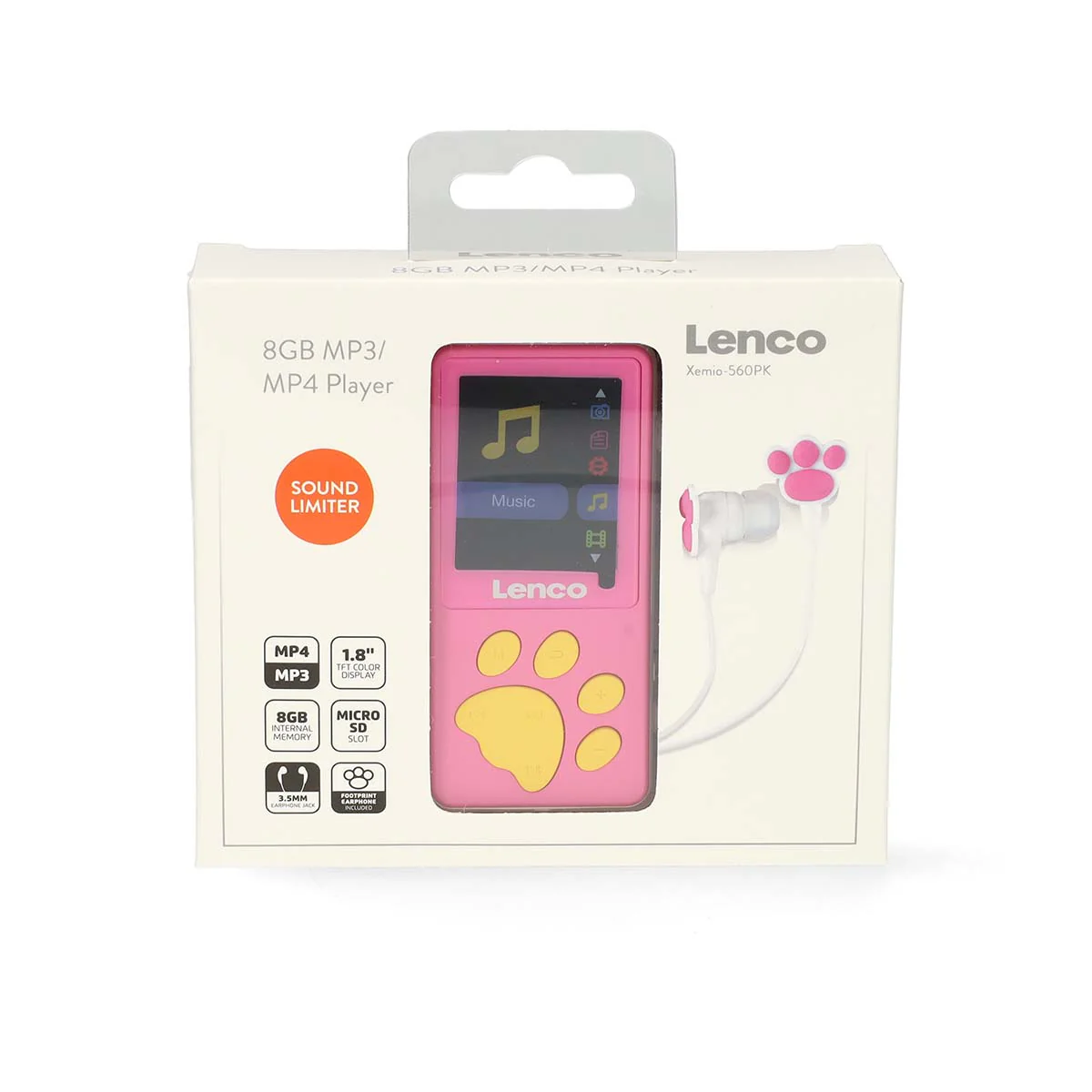 Lenco Xemio-560PK - Lecteur MP3/MP4 mémoire 8Go - Rose - Image 11