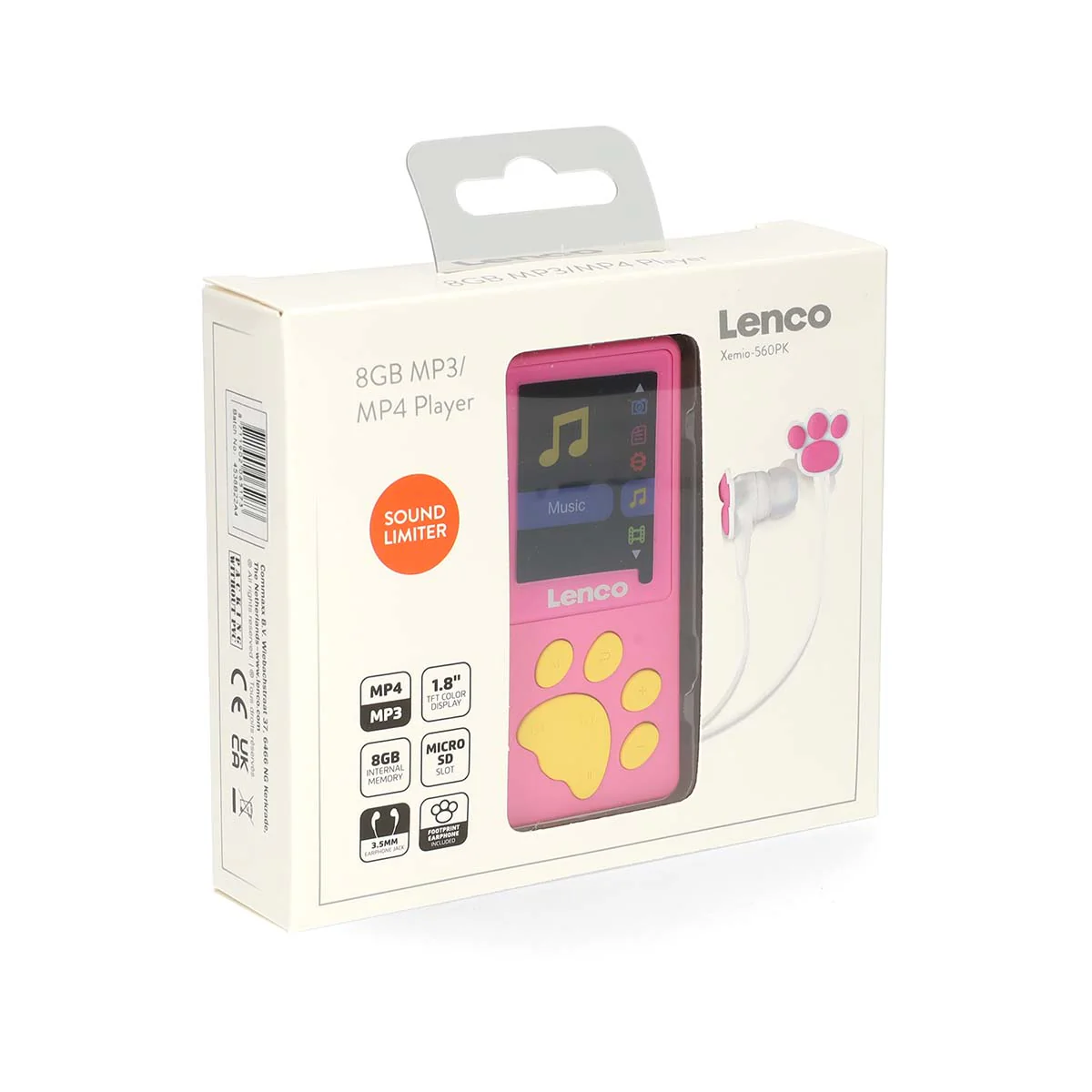 Lenco Xemio-560PK - Lecteur MP3/MP4 mémoire 8Go - Rose - Image 13