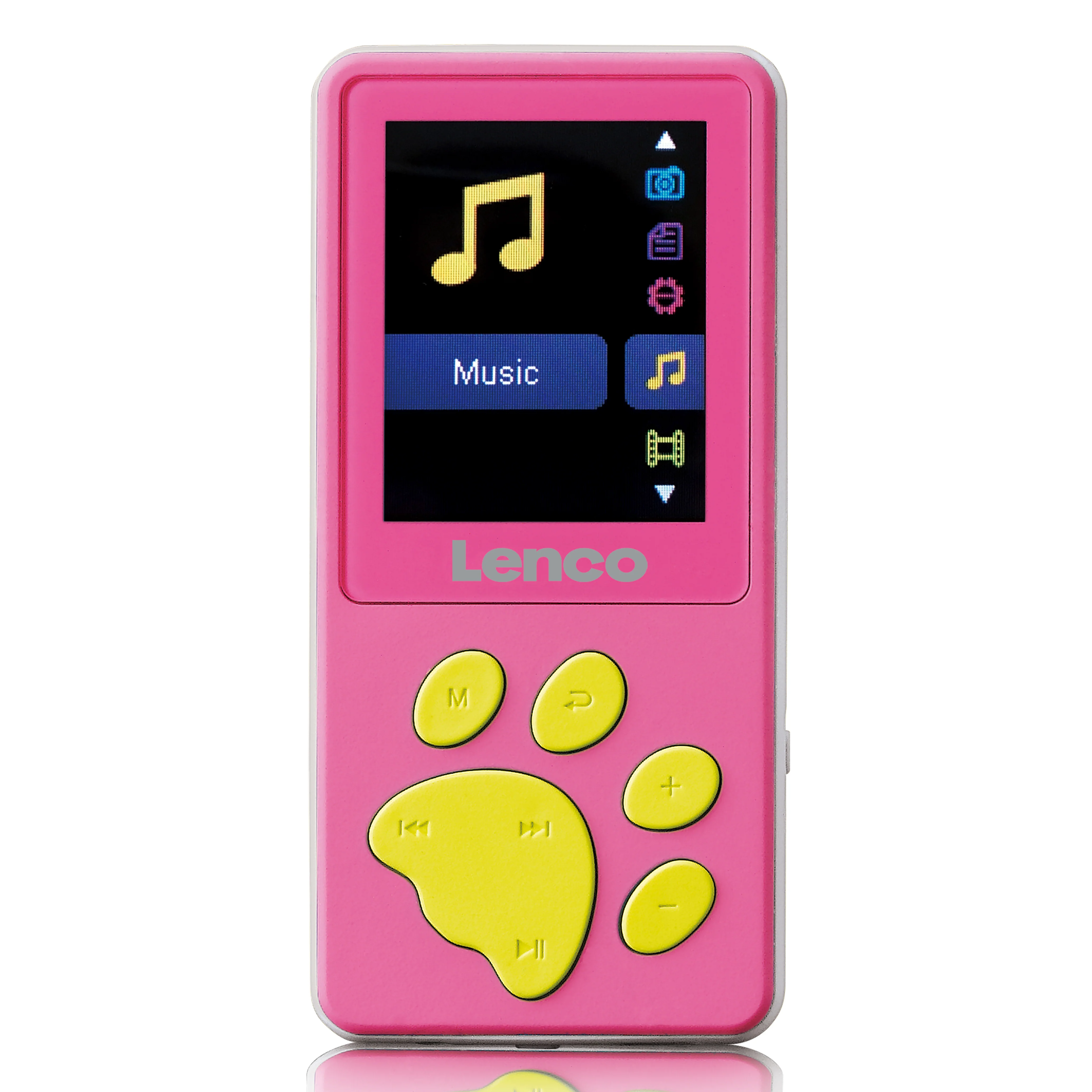 Lenco Xemio-560PK - Lecteur MP3/MP4 mémoire 8Go - Rose - Image 3