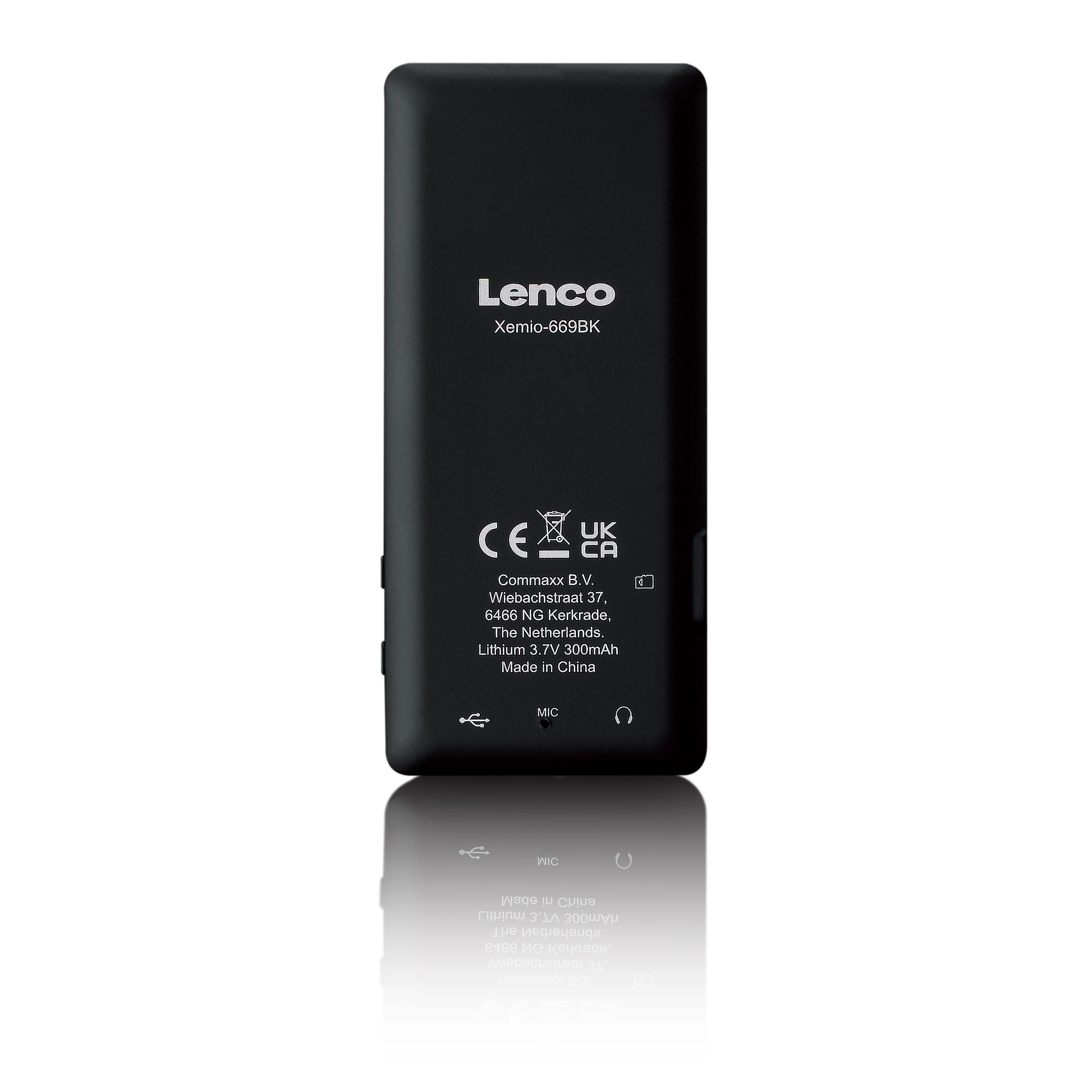 Lenco Xemio-669BK - Lecteur MP3/MP4 avec écran TFT LCD de 2,4 pouces et mémoire interne de 8 Go - Noir - Image 3