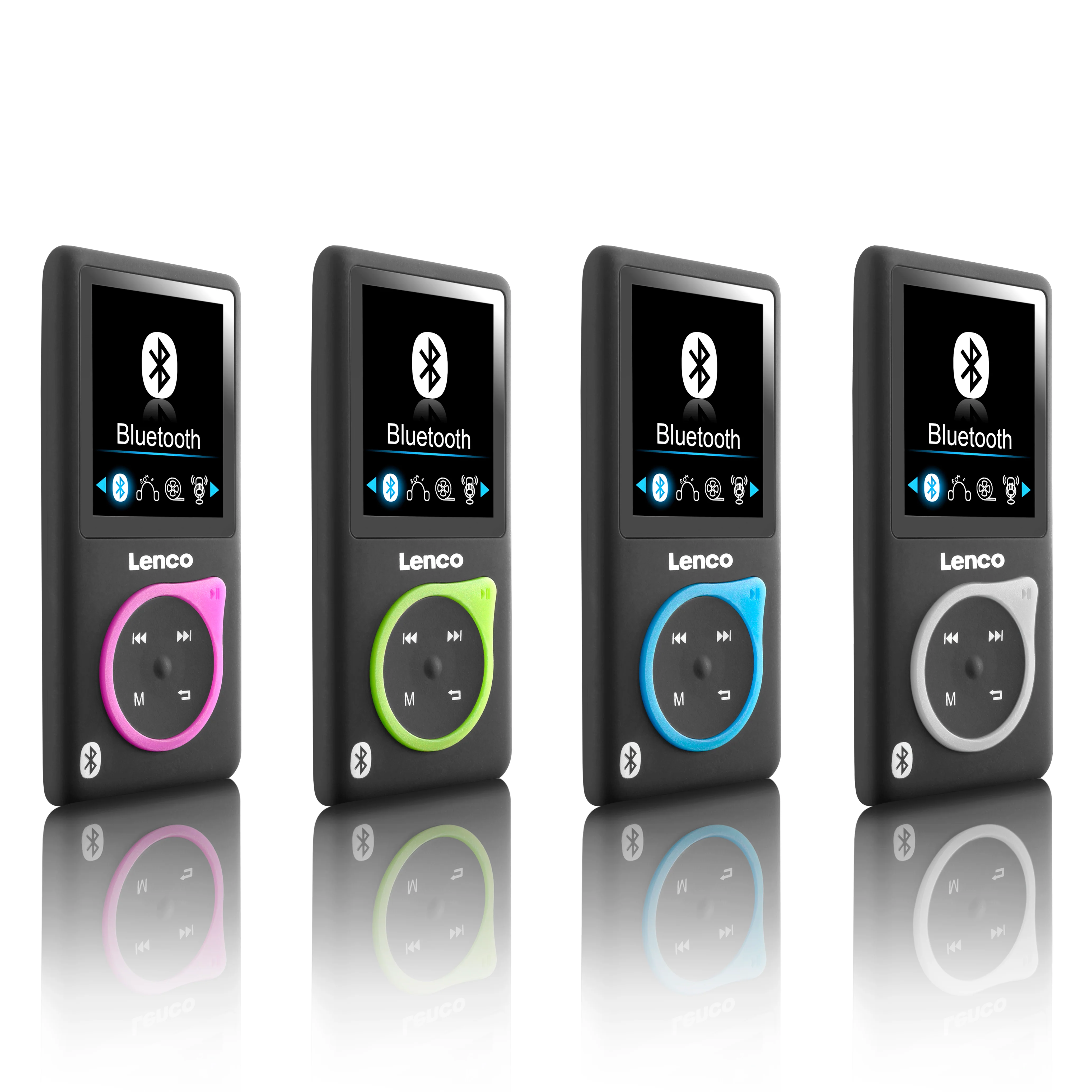 Lenco XEMIO-768 Grey - Lecteur MP3/MP4 avec Bluetooth® et carte micro SD de 8 Go - Gris - Image 5