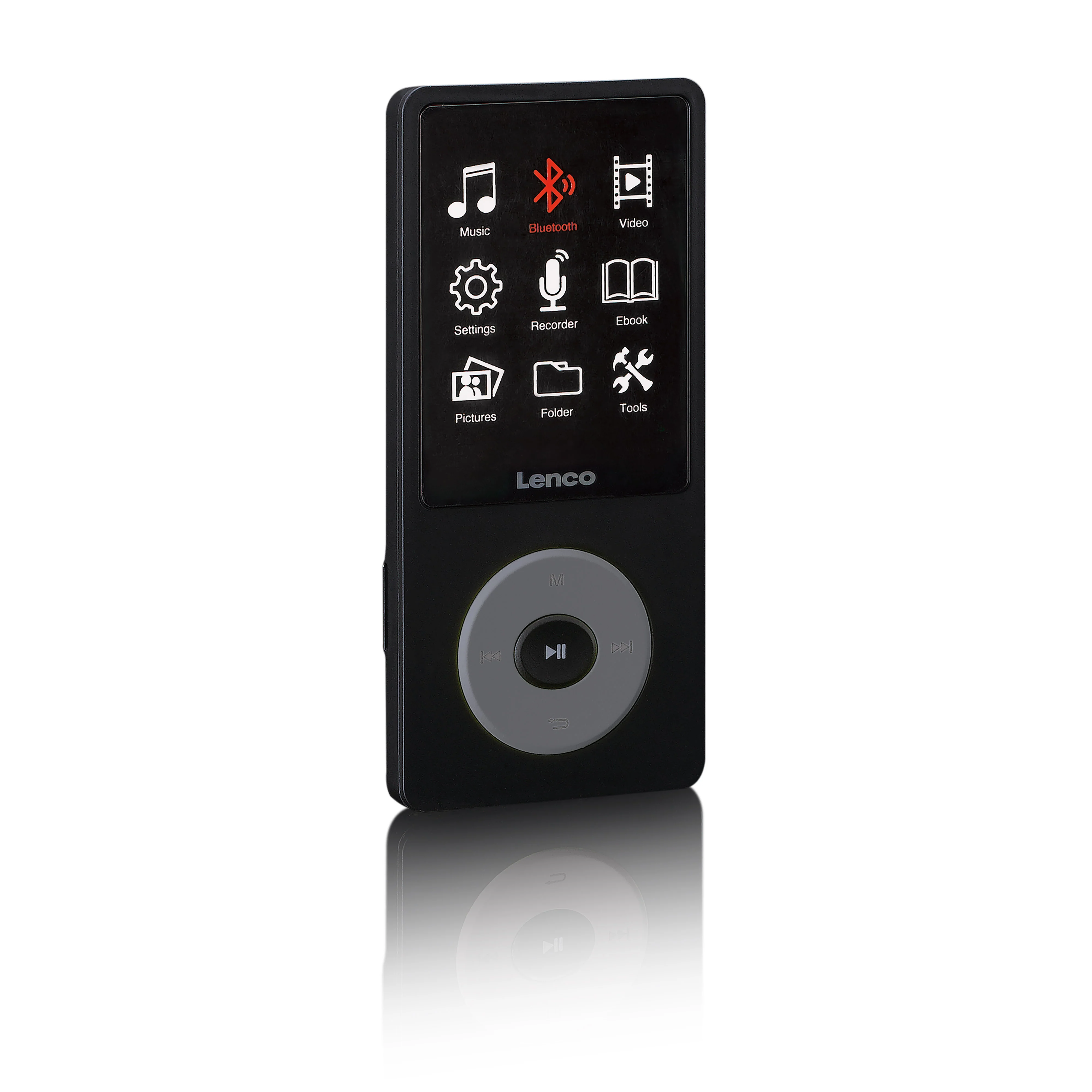 Lenco Xemio-860BK - Lecteur MP3/MP4 avec Bluetooth® et mémoire interne de 8 Go - Noir - Image 3