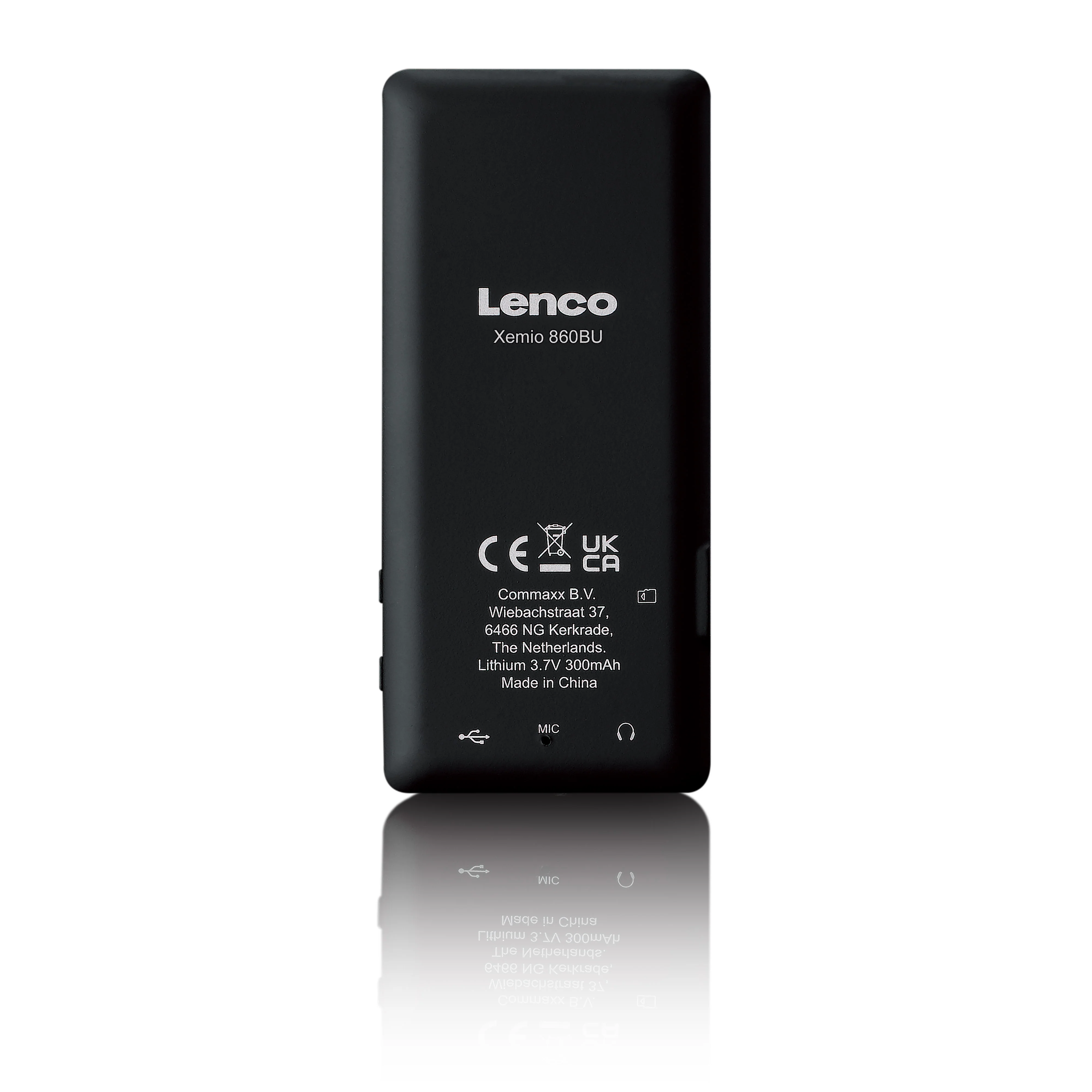 Lenco Xemio-860BU - Lecteur MP3/MP4 avec Bluetooth® et mémoire interne de 8 Go - Bleu - Image 3