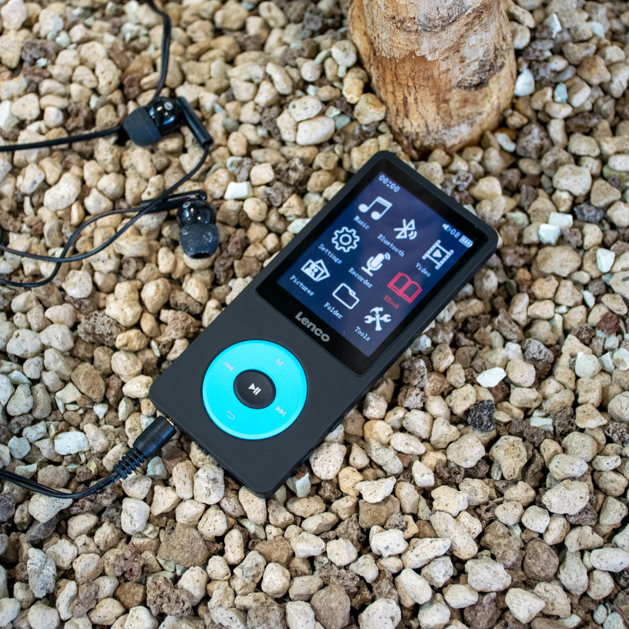 Lenco Xemio-860BU - Lecteur MP3/MP4 avec Bluetooth® et mémoire interne de 8 Go - Bleu - Image 5