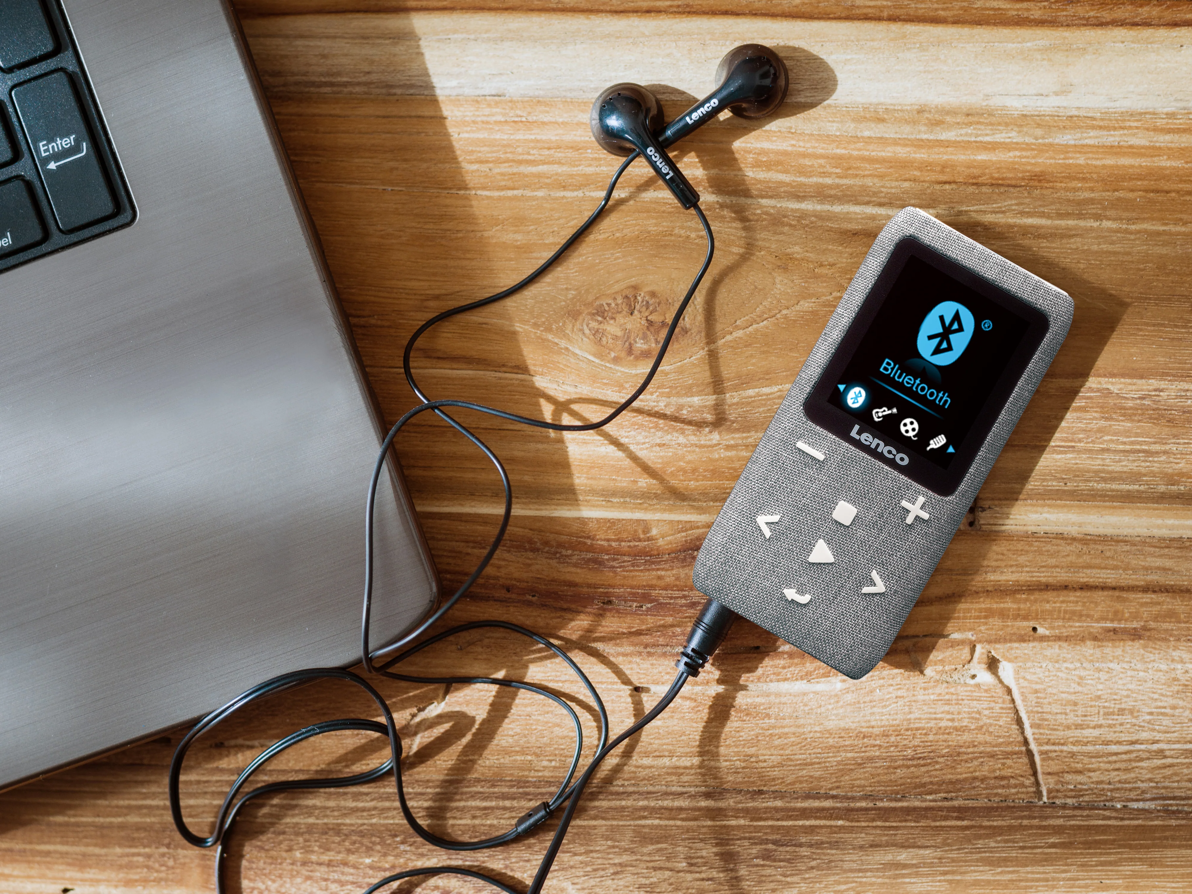 Lenco Xemio-861GY - Lecteur MP3/MP4 avec Bluetooth® et carte micro SD de 8 Go - Gris - Image 9